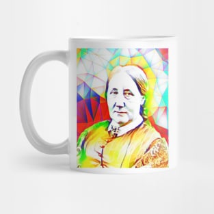 Elizabeth Gaskell Colourful Portrait | Elizabeth Gaskell Artwork 12 Mug